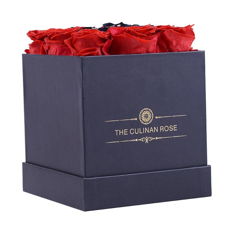 Factory Wholesale Valentine′s Day Gift Real Preserved Rose Flower in Gift Box for Decoration