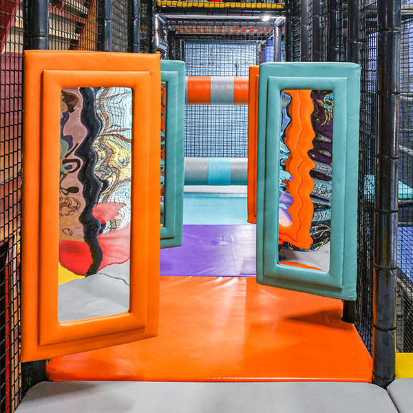 Double Layer Junior Ninja Course Equipment For Indoor Playground