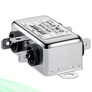  50/60Hz Nominal Center Frequency Single Phase RFI Filter Compact For Reducing Noise On Power Lines Manufactures
