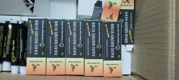 Nano Lidocaine Topical Ointment Tattoo Anesthetic Stop Pain Eyebrow Numbing
