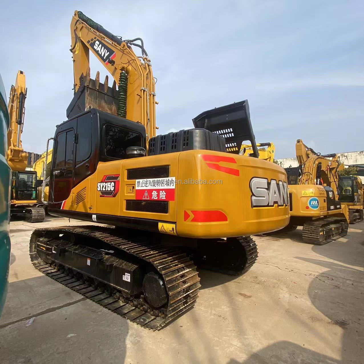 Sany Sy 215 Excavator 20Ton Second Hand SANY 205 215 235 Medium Excavators 2023 Year