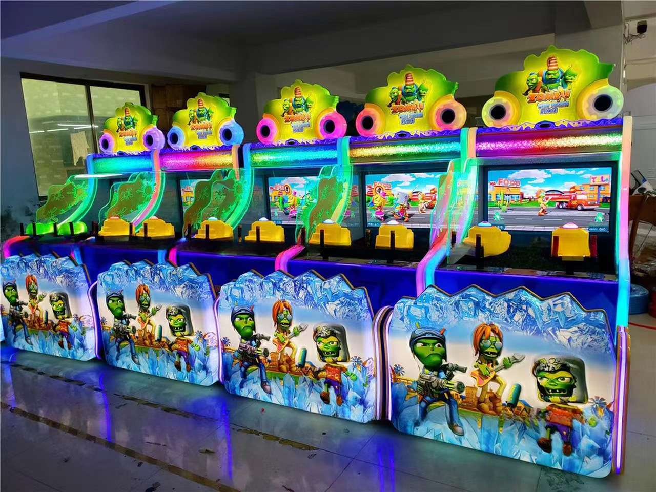 Dreamland Happy Ice Man water shooting redemption games indoor 25 in 1 lottery video water shooting game machine