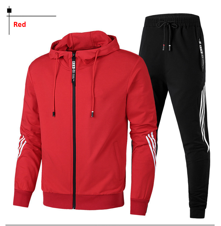 Custom Your Own Brand Mens Sports Tracksuits Lightweight Cotton Hoodie Printed