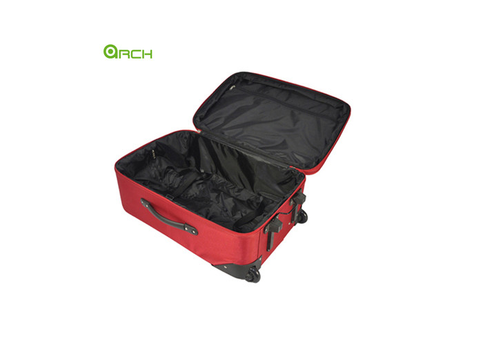 28 Inch Polyester Suitcase Luggage Push Button Locking With Front Pocket