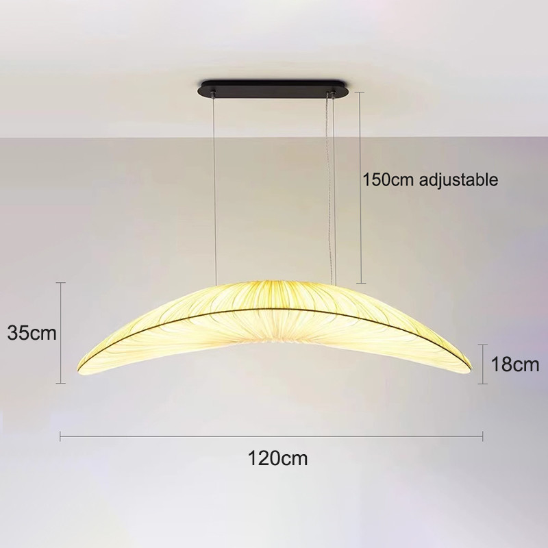 Minimalist Cloth Led Pendant Lights Designer Sailboat Ceiling Hanging Lamps(WH-AP-555)