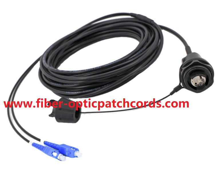 Robust 4Core Fiber Optic Patch Cord Expanded Beam Connector For Avionics Mining