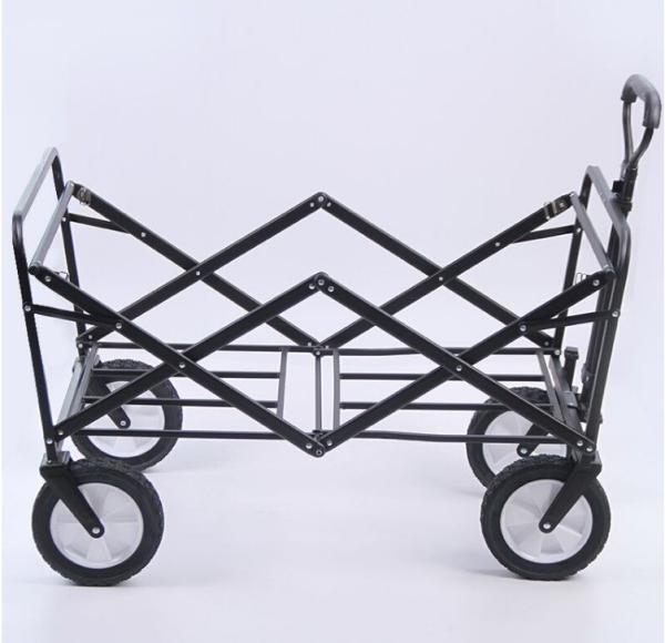 260KGS Weight Capacity Portable Mini Camping Wagon Cart Collapsible Steel Iron