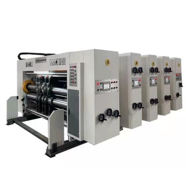 High Speed Automatic Flexo Printing Slotting Die Cutting Machine Of Lead Edge