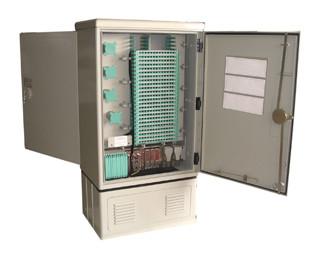 144 Core Fiber Optic Network Telecommunication Cabinet, Outdoor Waterproof
