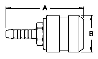 Industry 3/8'' 1.6Mpa Hydraulic Line Quick Disconnect