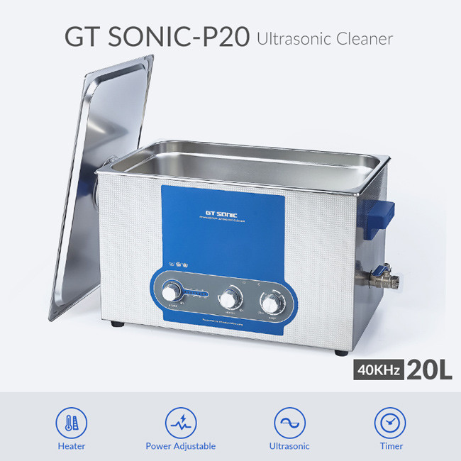 20L 400w Fruit Vegetable Cleaner Ultrasonic Cavitation Machine For Jewelry Tool Glasses Retainer