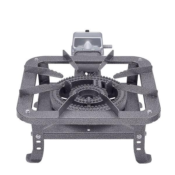 Outdoor High Power Cast Iron Gas Stove With Stainless Steel Housing