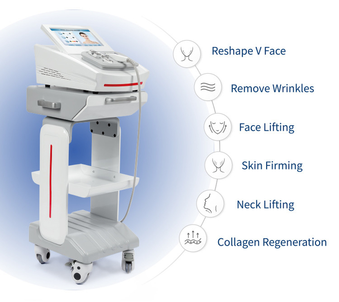 5D RF Radio Frequency Face Lift Machine Low Frequency Medium Wavelength
