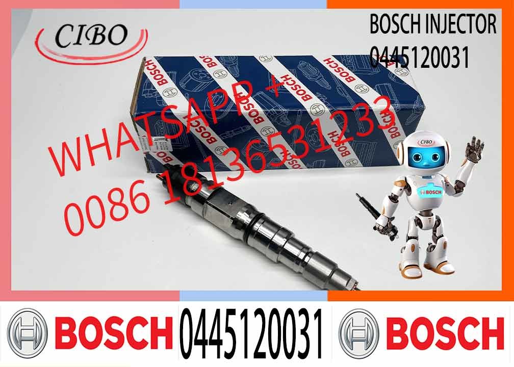Truck Fuel Injector Common Rail Diesel Injector Nozzle Car Engine Assembly 0445120031 0445120032 0445120033