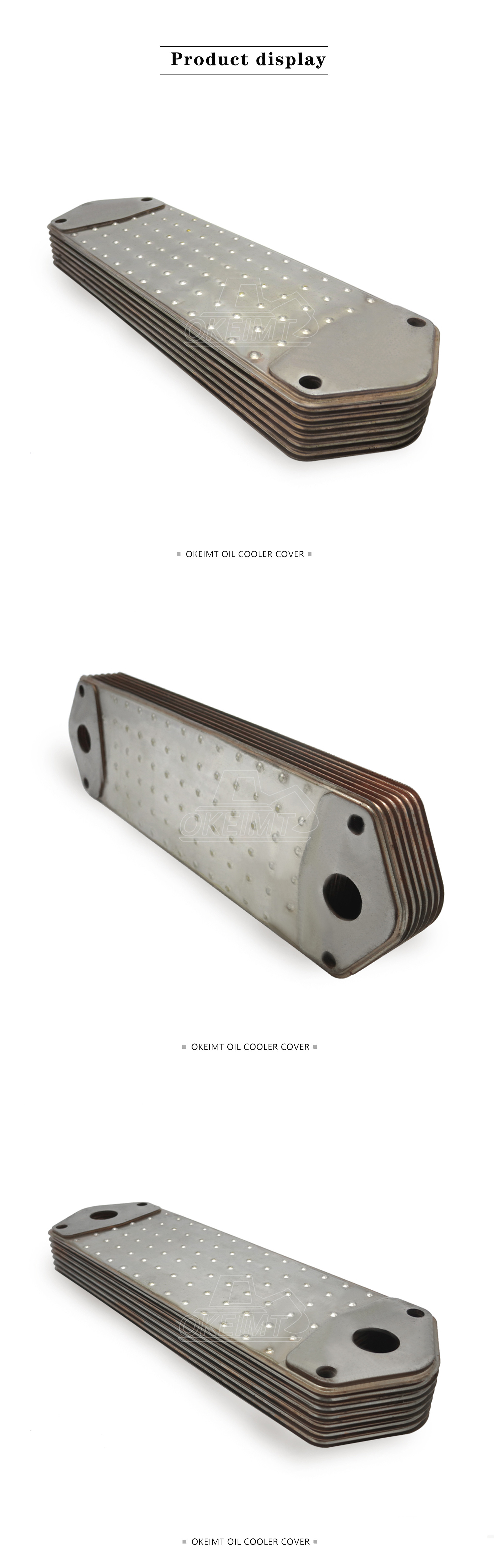 Oil Cooler Used For Scania Heat Exchanger Parts Heating Radiator With Oil Cooler 1333183