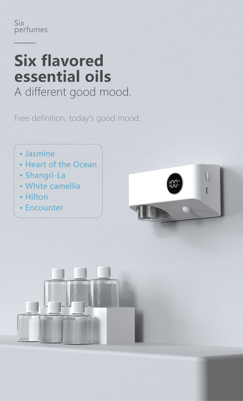 HOMEFISH ABS PP Essential Oil Diffusers Aroma Diffuser 1200mAh