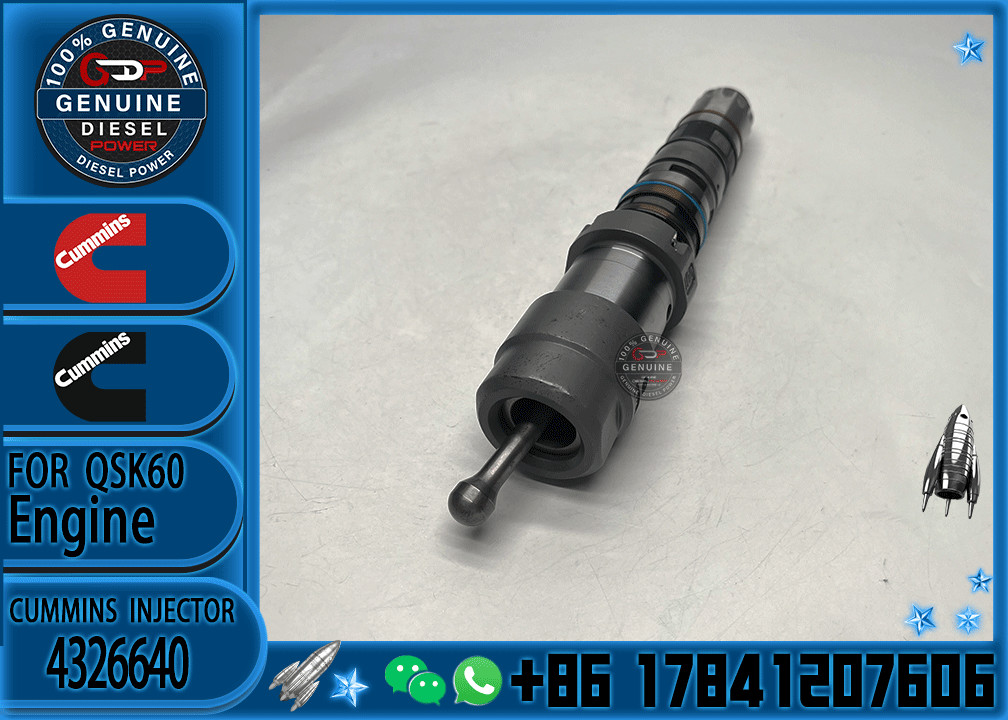 Common Rail Fuel Injector 4902828 4326640 362744RX 4088427 For Cummins Q23 Q60 Engine Injector