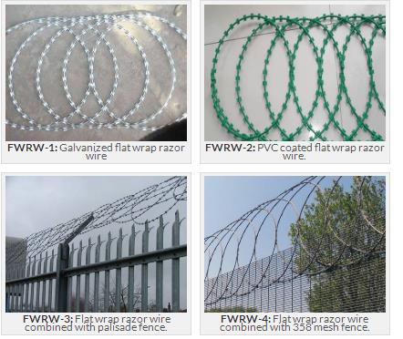flat wrape razor wire