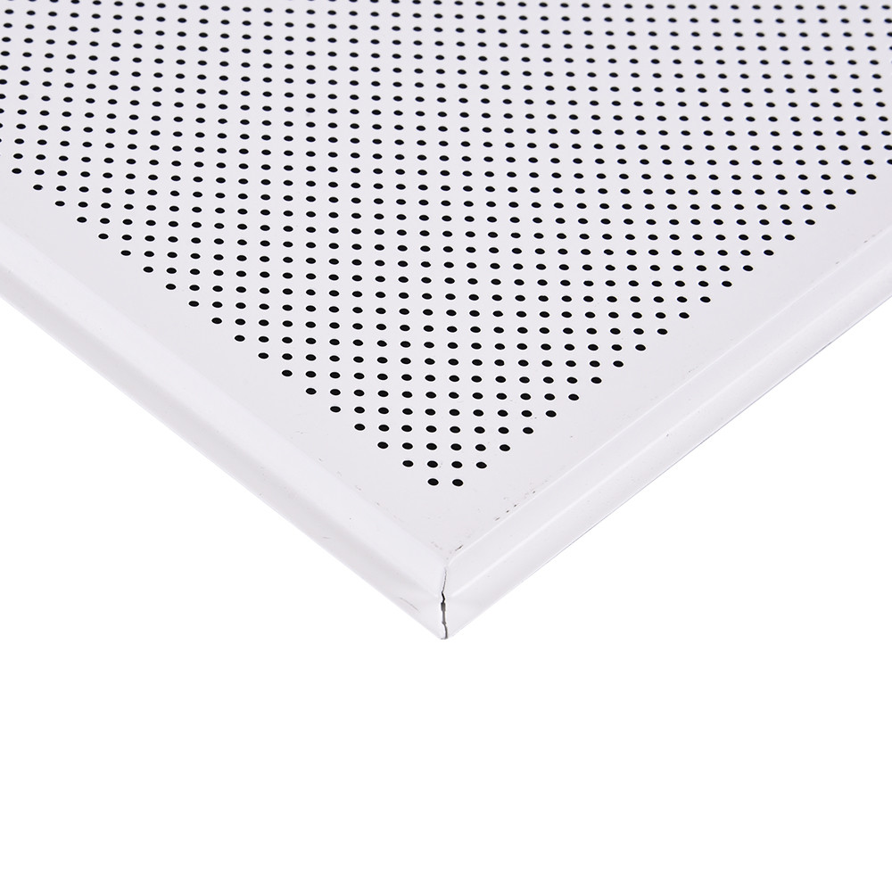 Perforate Metal Square Aluminum Suspended Ceiling Panel 2x2 Soundproof Ceiling Tiles
