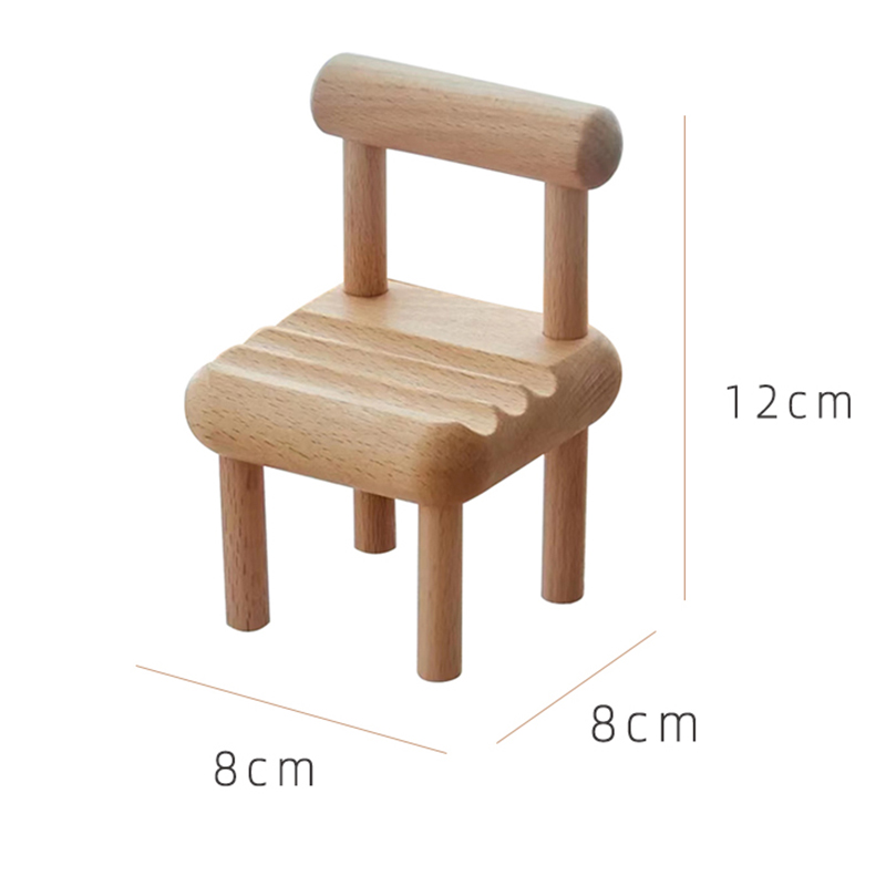 Mini Wooden desk phone holder for table ,wooden cell phone stand