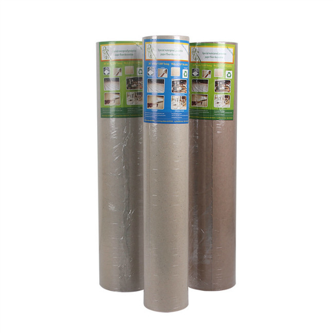 Brown Thick Roll Heavy Floor Covering Paper For Decoration And Construction