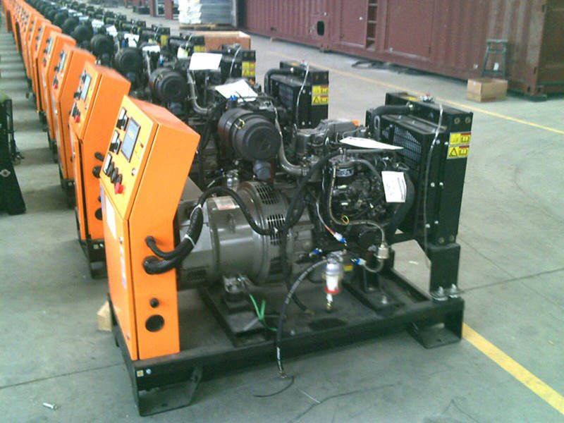 7kva to 25kva kubota engine silent ac single phase generator