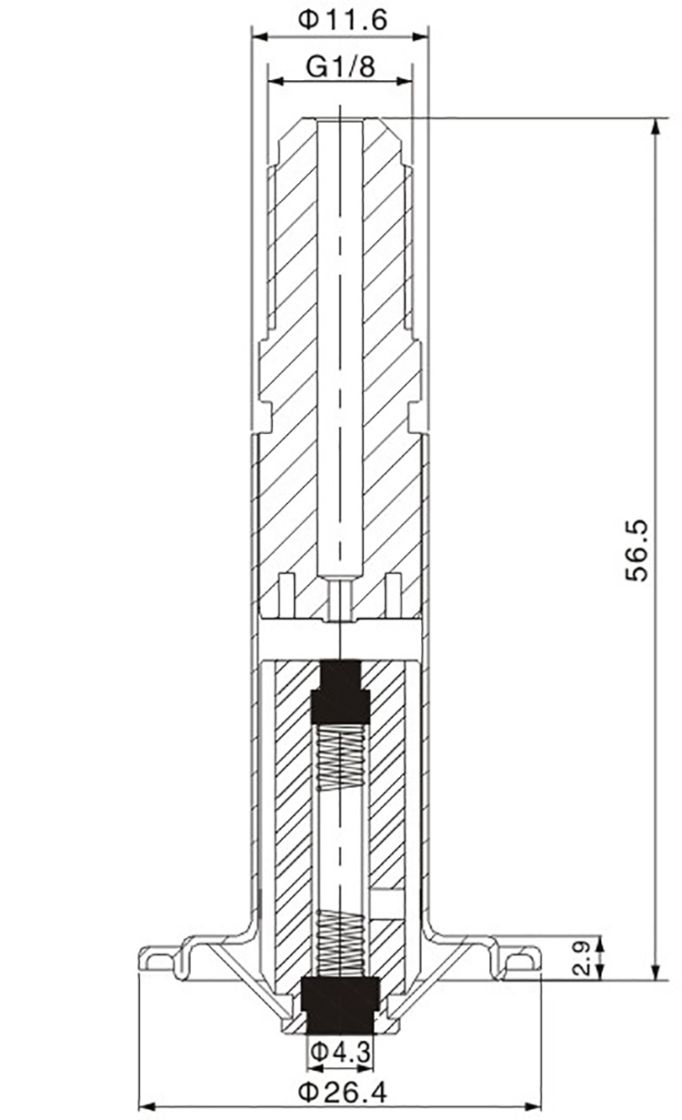 Dimension of BAPC31164003 Armature Assembly: