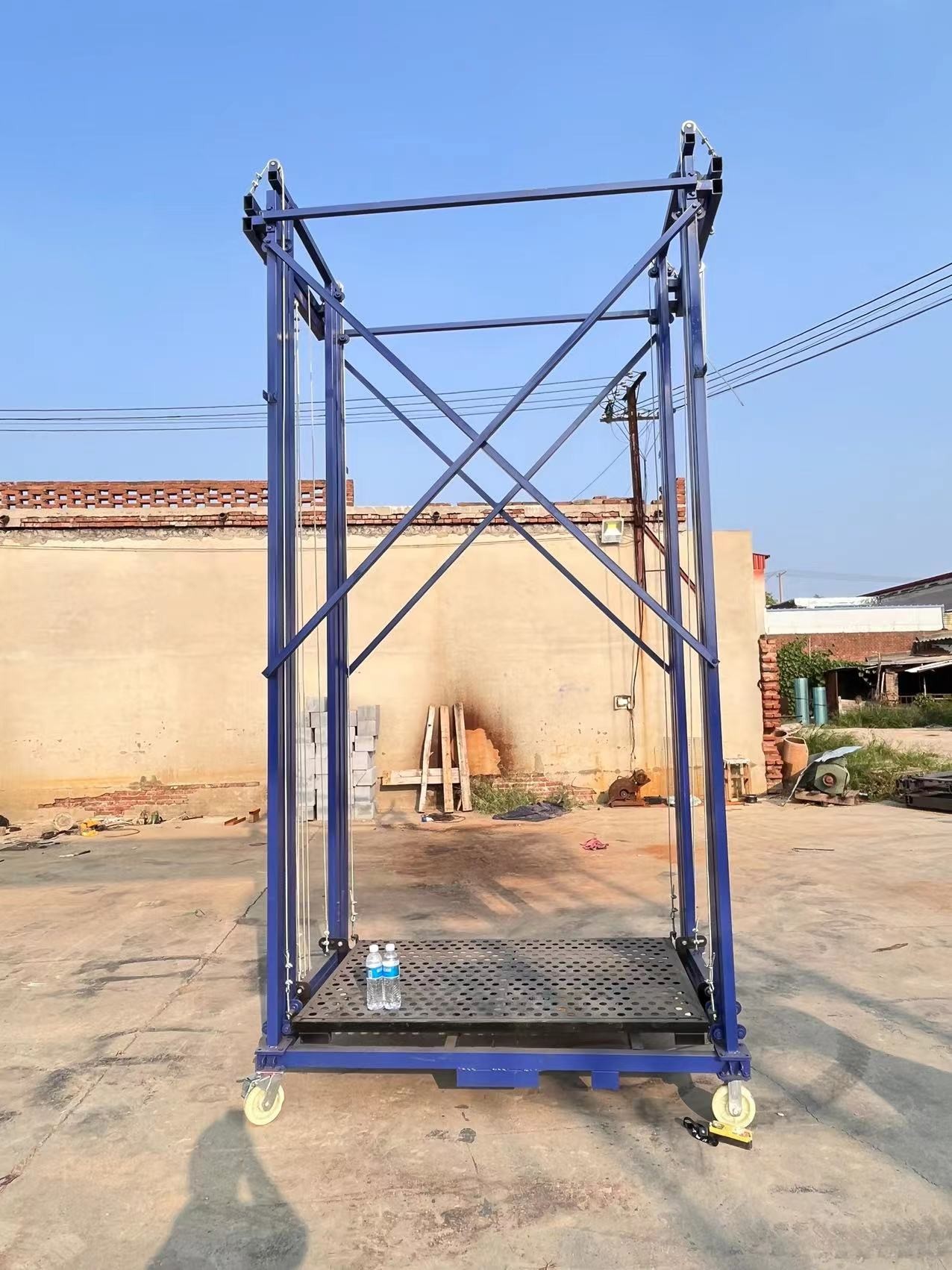 Remote Control Automatic Scaffold Lift 6m For Construction
