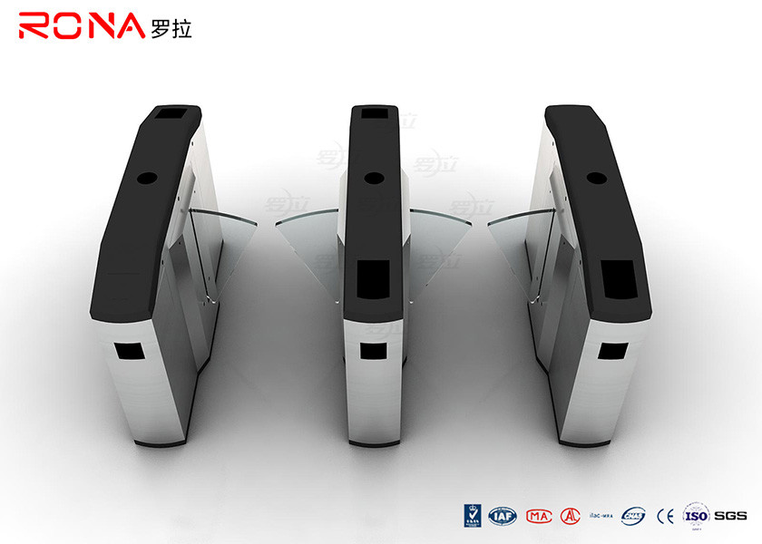 Intelligent Office Access Control System Security Barrier Gate With Fingerprint / Card Reader