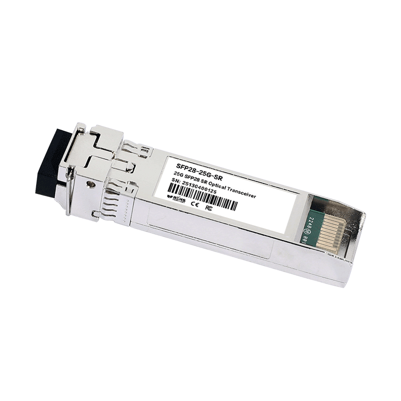 10km Single Mode 25G SFP28 Optical Transceiver Protocol Compliance SFF-8472 Speed LC Connector CE FCC RoHS Certified