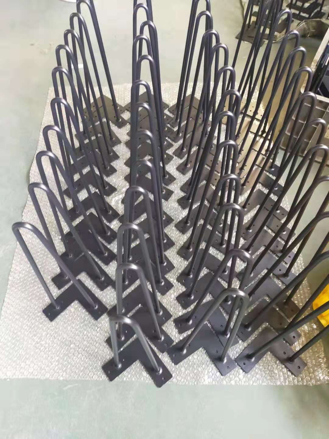 Powder Coated Dining Table Legs Metal Table Base Hardware Included