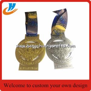 Custom die cast medals with gold silver copper plated medals