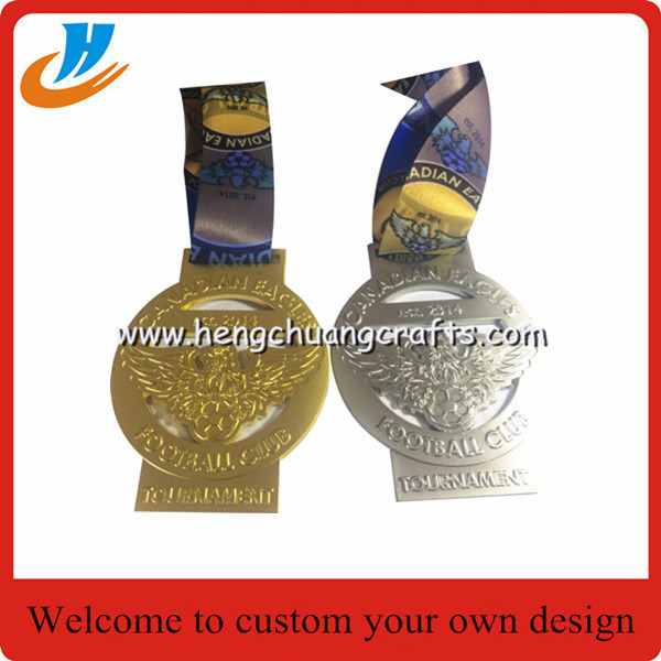 Antique silver engraved running medals, antique silver sports running medals