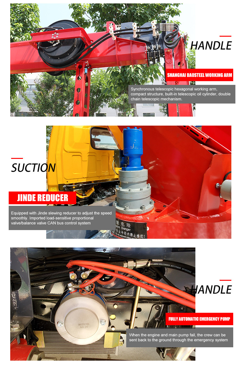 Customized 45m Aerial Work Platform Truck For Indoor & Outdoor Work