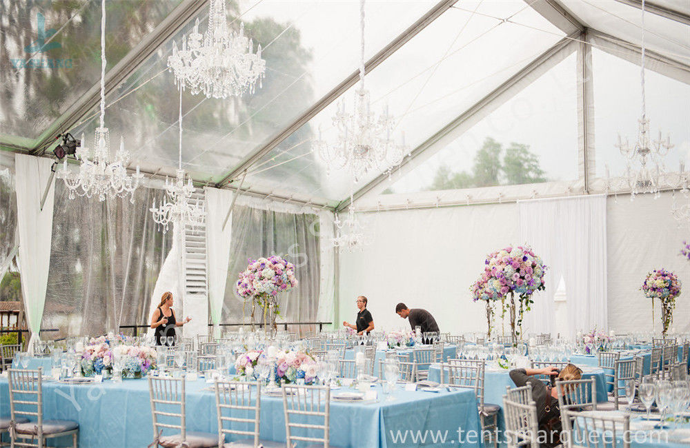 Large Width High Peak Tents , Aluminum Frame Outdoor Party Tents 10x10m