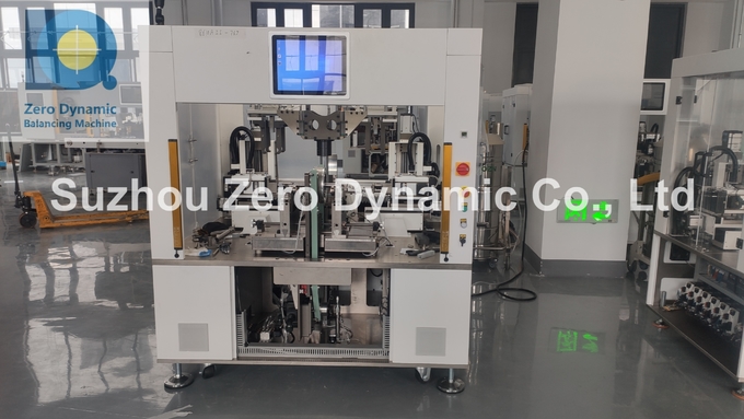 Two Station Electric Tricycle Motor Rotor Balancing Machine End Plane Drilling Correction Balancer
