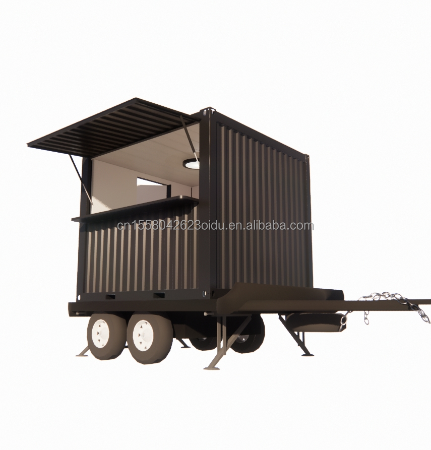 Alluminum Alloy Window Prefab Tiny Modular Homes On Wheels Trailer With Stairs For USA Galvanized Steel Bending 180g