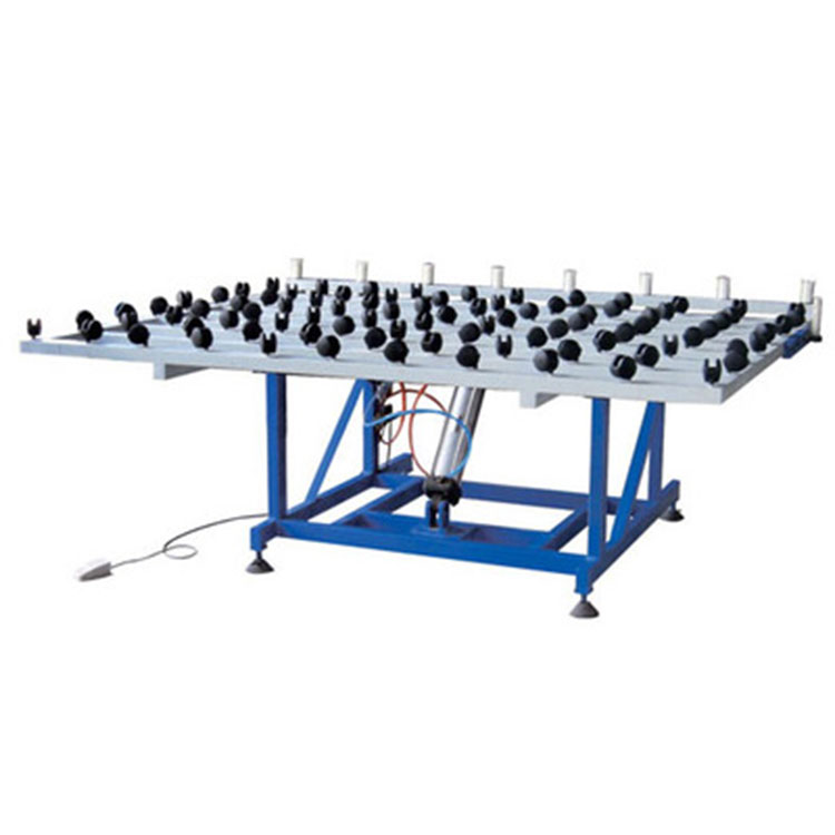 Double glass install spacer table and machine