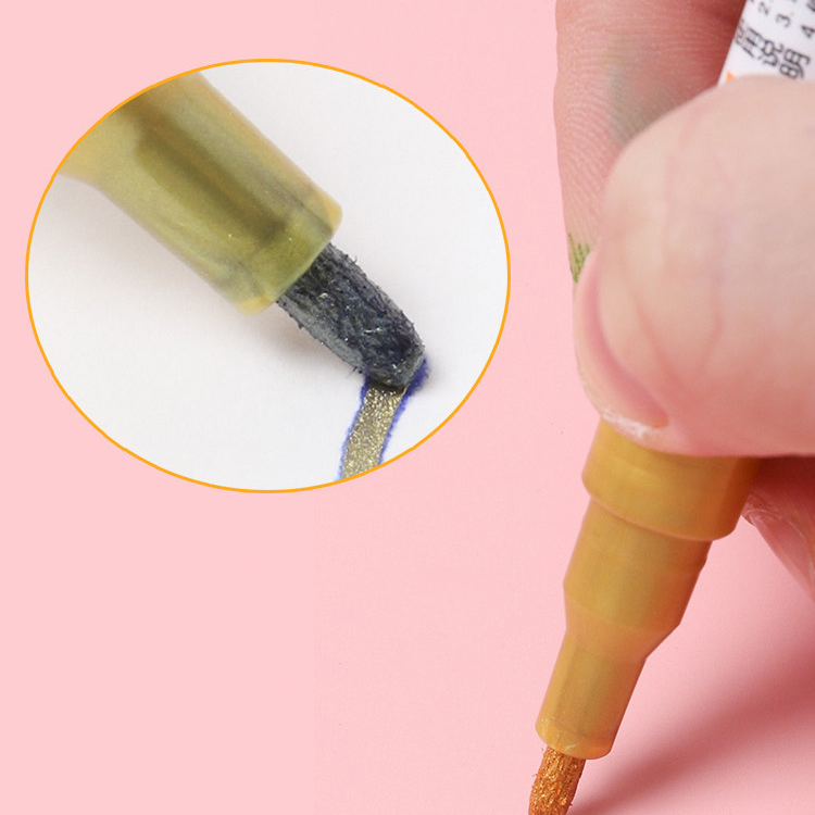 Double line outline pen 9 colors marker highlighter color marker fluorescence pen