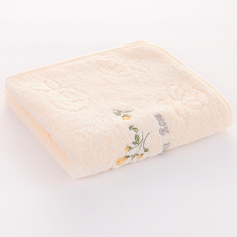 Embroidered Initials Guest Bath Towel Set with High GSM and Embroidery Logo