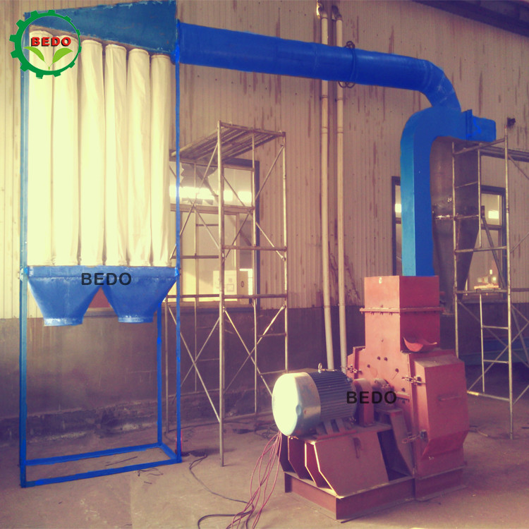 75KW Industrial Wood Sawdust Machine 96PCS Hammers