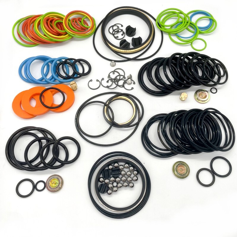 Oilfield Plug Valve Seals with NBR/HNBR/FKM Material and Brass/SS Backside