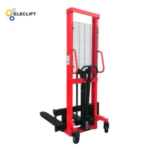  Lifting Height 1800mm Electric Manual Pallet Stacker 1550*550*1450mm Manufactures