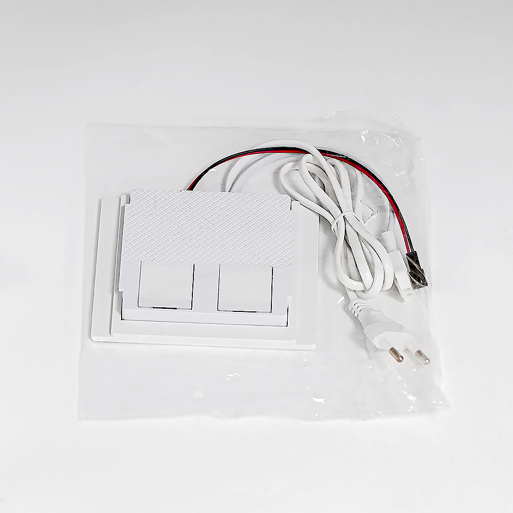 24W Integrated Large Two Buttons Single Color Touch Sensor Switch for Bathroom Mirrors