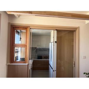 Manually Operated Aluminium Glass Folding Windows Horizontal Folding Local