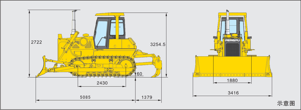 LGSD2165 LTXG 180HP Crawler bulldozer