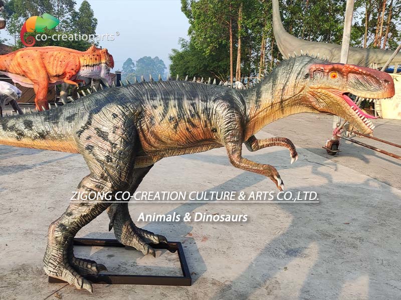 Size 6m Life Size Animatronic Dinosaurs Megalosaurus For Jurassic Park Exhibition