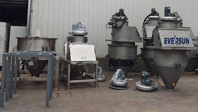 15 25 50 Kg Dust-Free Material Feeding System Bag Tipping Station For Cement Lime