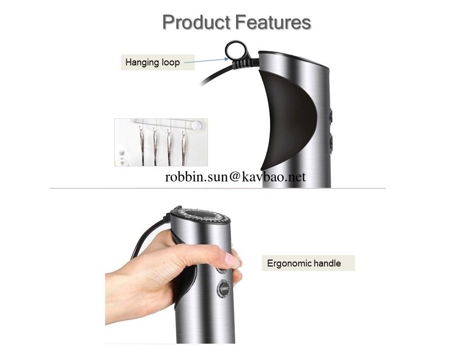 800W Stainless Steel Hand Blender Stick Immersion Blender