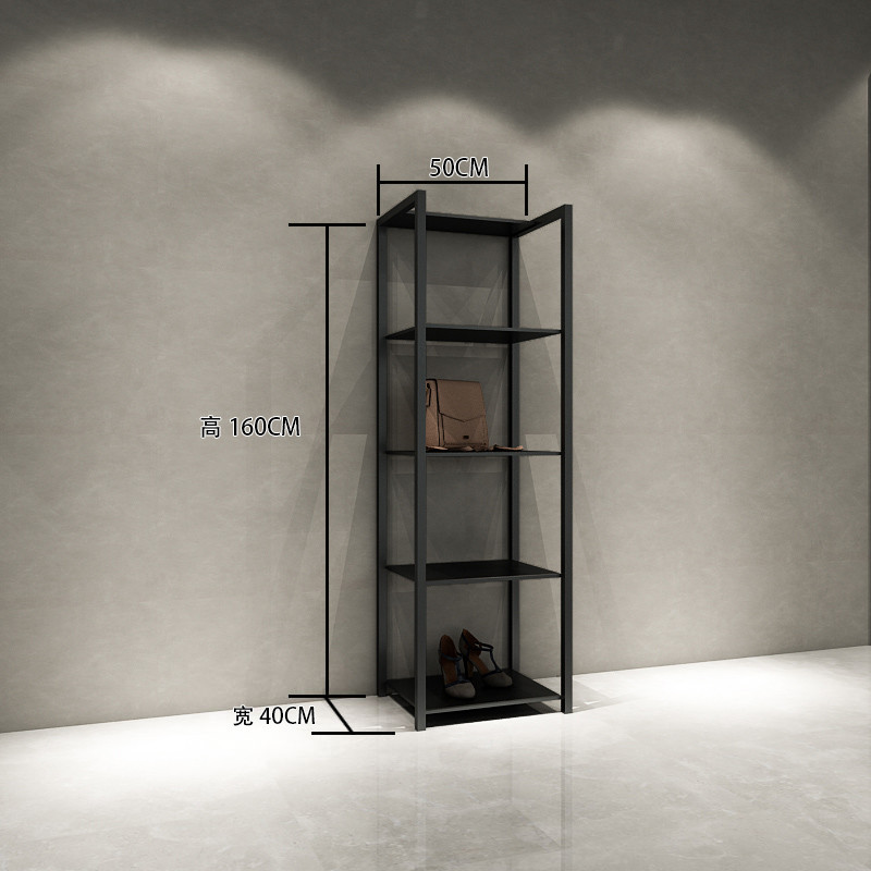 TGL Commercial Clothes Store Rack Iron MDF Material CE Certificate
